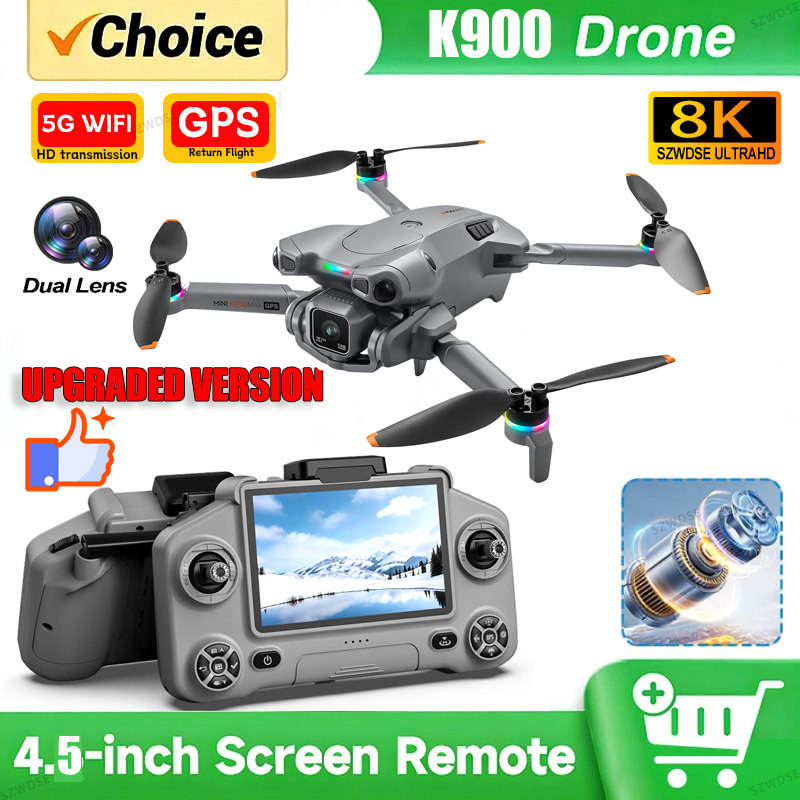 Drone Kit With Camera - طائرة بدون طيار K900 MAX الجديدة
