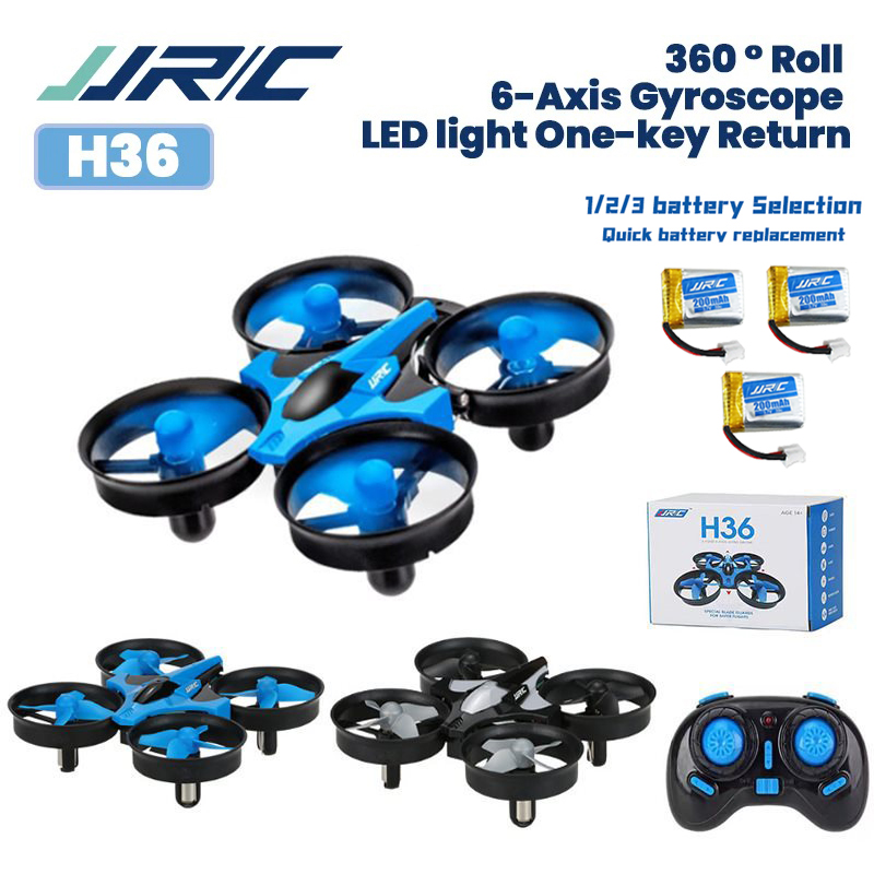 Drone Kit Tricopter - JJRC H36 طائرة هليكوبتر صغيرة بدون