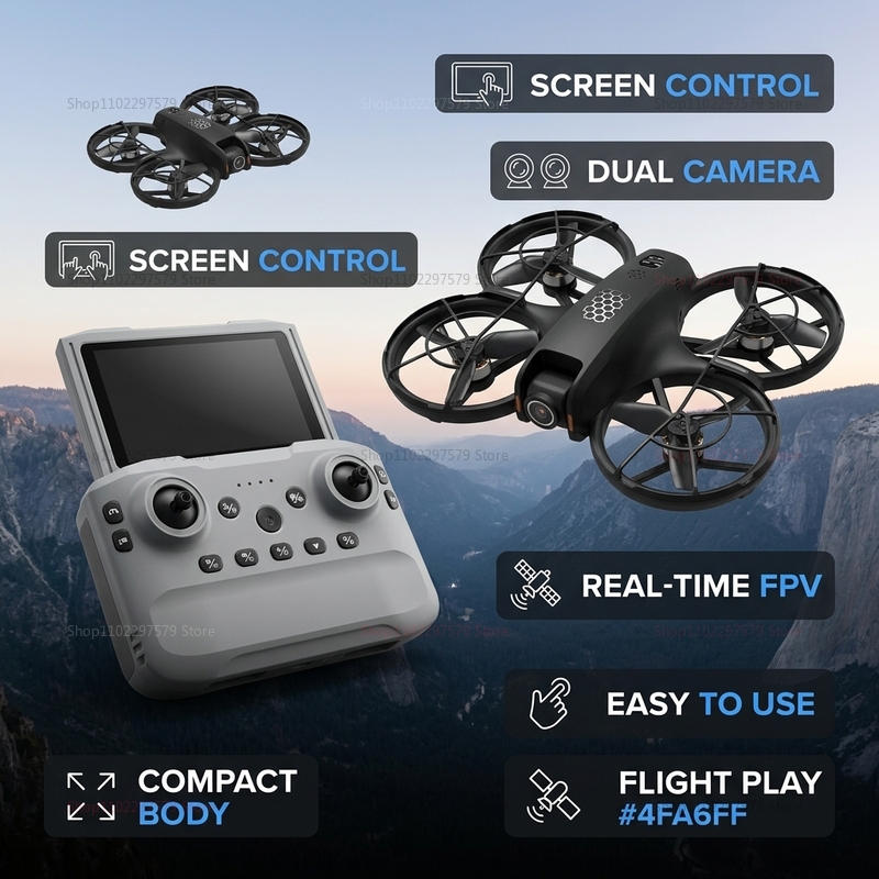 طائرة M5 الجديدة لعام 2026 للت - مراجعة Drone Kit Tricopter وسعره